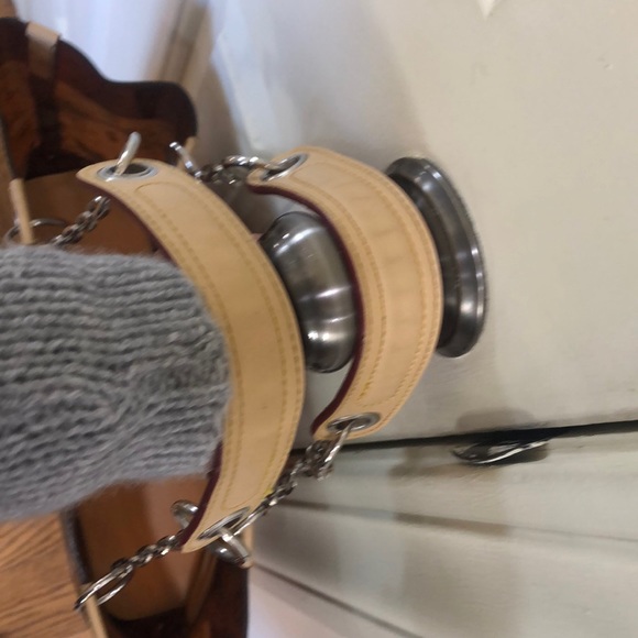 ❤️ PRETTY❤️Tote Bag Brown and Tan - Picture 3 of 4